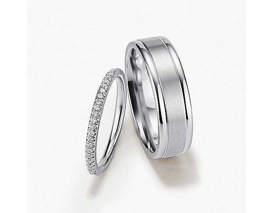 Women'S Rings | Blue Nile Petite Micropav Diamond Ring In Platinum (1/10 Ct. Tw.)