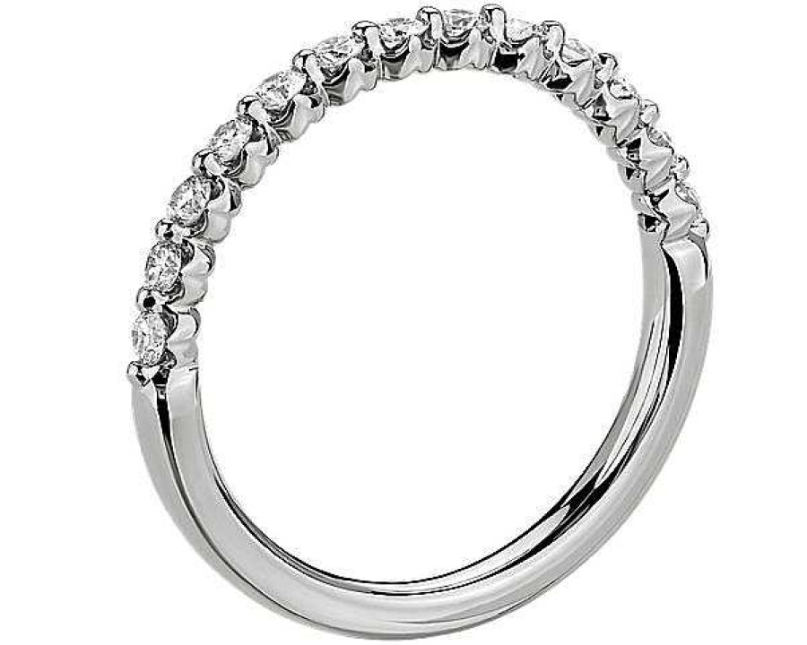 Women'S Rings | Blue Nile Floating Diamond Wedding Ring In Platinum (1/3 Ct. Tw.)