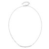 Necklaces | Blue Nile 18" Smile Bar Necklace In Sterling Silver (1.25 Mm)