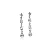 Earrings | Blue Nile Diamond Fancy Shape Drop Earrings In 14K White Gold (3/8 Ct. Tw.)