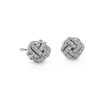 Earrings | Blue Nile Love Knot Diamond Stud Earrings In 14K White Gold (5/8 Ct. Tw.)