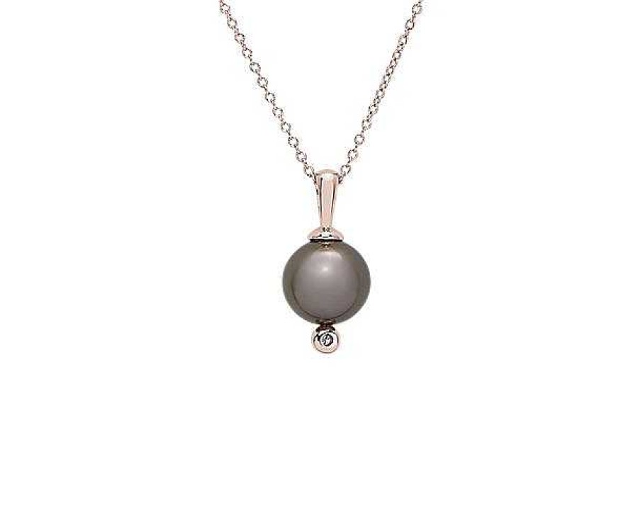 Necklaces | Blue Nile Tahitian Pearl Pendant In 14K Rose Gold (8.5-9Mm)