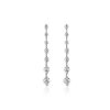 Earrings | Blue Nile Graduating Diamond Drop Earrings In 14K White Gold (1/4 Ct. Tw.)