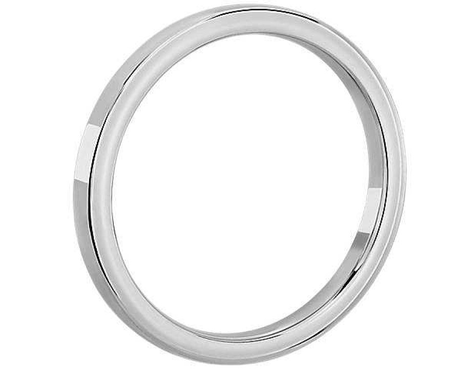 Women'S Rings | Blue Nile Skyline Comfort Fit Wedding Ring In Platinum (2Mm)