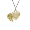 Necklaces | Blue Nile Monica Rich Kosann White Enamel Heart Locket In 18K Yellow Gold And Sterling Silver