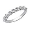 Rings | Blue Nile Floating Diamond Wedding Ring In 14K White Gold (1 Ct. Tw.)