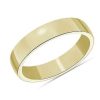 Men'S Rings | Blue Nile Low Dome Comfort Fit Wedding Ring In 18K Yellow Gold (5Mm)