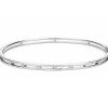 Bracelets | Blue Nile Diamond Station Bangle Bracelet In 14K White Gold (1/4 Ct. Tw.)