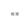 Earrings | Blue Nile Lab Grown Diamond Asscher Cut Stud Earrings In 14K White Gold (3/4 Ct. Tw.)