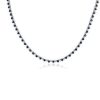 Necklaces | Blue Nile Sapphire And Diamond Alternating Size Eternity Necklace In 14K White Gold (2.5Mm)