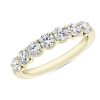 Women'S Rings | Blue Nile Selene 7-Stone Diamond Anniversary Ring In 14K Yellow Gold (1 Ct. Tw.)