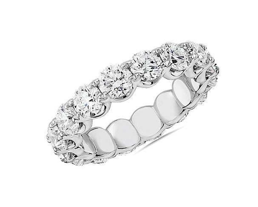 Women'S Rings | Blue Nile Selene Diamond Eternity Ring In Platinum (5 Ct. Tw.)