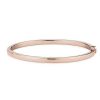 Bracelets | Blue Nile Squared Bangle In 14K Italian Rose Gold (4Mm)