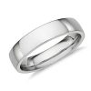 Men'S Rings | Blue Nile Low Dome Comfort Fit Wedding Ring In Platinum (5Mm)