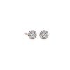 Earrings | Blue Nile Diamond Halo Stud Earrings In 14K Rose Gold (1/4 Ct. Tw.)