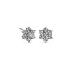 Earrings | Blue Nile Fleur Diamond Stud Earrings In 14K White Gold (1 Ct. Tw.)