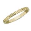 Women'S Rings | Blue Nile Angled Stripe Stackable Ring In 14K Yellow Gold (2Mm)