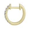 Earrings | Blue Nile Petite Diamond Huggie Hoop Earrings In 14K Yellow Gold (1/4 Ct. Tw.)