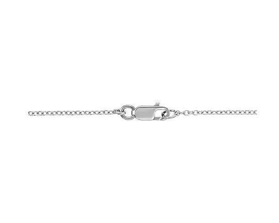 Necklaces | Blue Nile Diamond Linear Drop Pendant In 14K White Gold (3/4 Ct. Tw.)