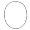 Necklaces | Blue Nile Straight Eternity Necklace In 14K White Gold (15 Ct.Tw)