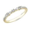 Women'S Rings | Blue Nile Marquise And Round Bow Diamond Ring In 14K Yellow Gold (1/5 Ct. Tw.)