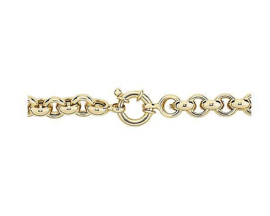 Bracelets | Blue Nile 7.5" Rolo Bracelet In 14K Yellow Gold (6.8 Mm)