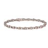 Bracelets | Blue Nile Pear Morganite And White Sapphire Bracelet In 14K Rose Gold