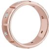 Men'S Rings | Blue Nile Bold Diamond Eternity Ring In 14K Rose Gold (7 Mm, 1/2 Ct. Tw.)