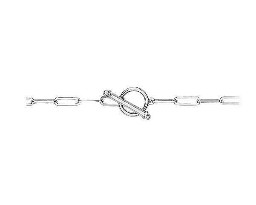 Necklaces | Blue Nile 18" Padlock Necklace In Sterling Silver (3.1 Mm)