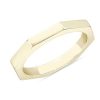 Rings | Blue Nile Zac Zac Posen Plain Geometric Wedding Ring In 14K Yellow Gold (2.2 Mm)