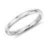 Women'S Rings | Blue Nile Low Dome Comfort Fit Wedding Ring In Platinum (2Mm)