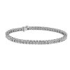 Bracelets | Blue Nile Princess Diamond Tennis Bracelet In 14K White Gold (10 Ct. Tw.)