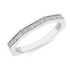 Rings | Blue Nile Zac Zac Posen Geometric Diamond Ring In 14K White Gold (2 Mm, 1/10 Ct. Tw.)