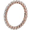 Women'S Rings | Blue Nile Floating Diamond Eternity Ring In 14K Rose Gold (3/4 Ct. Tw.)