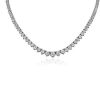 Necklaces | Blue Nile Graduated Diamond Eternity Necklace In 18K White Gold (15 Ct. Tw.)