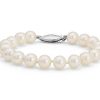 Bracelets | Blue Nile 7.5" Freshwater Cultured Pearl Bracelet In 14K White Gold (8.0-8.5Mm)