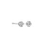 Earrings | Blue Nile Tulip Stud Earrings In 18K White Gold (1/2 Ct. Tw.)