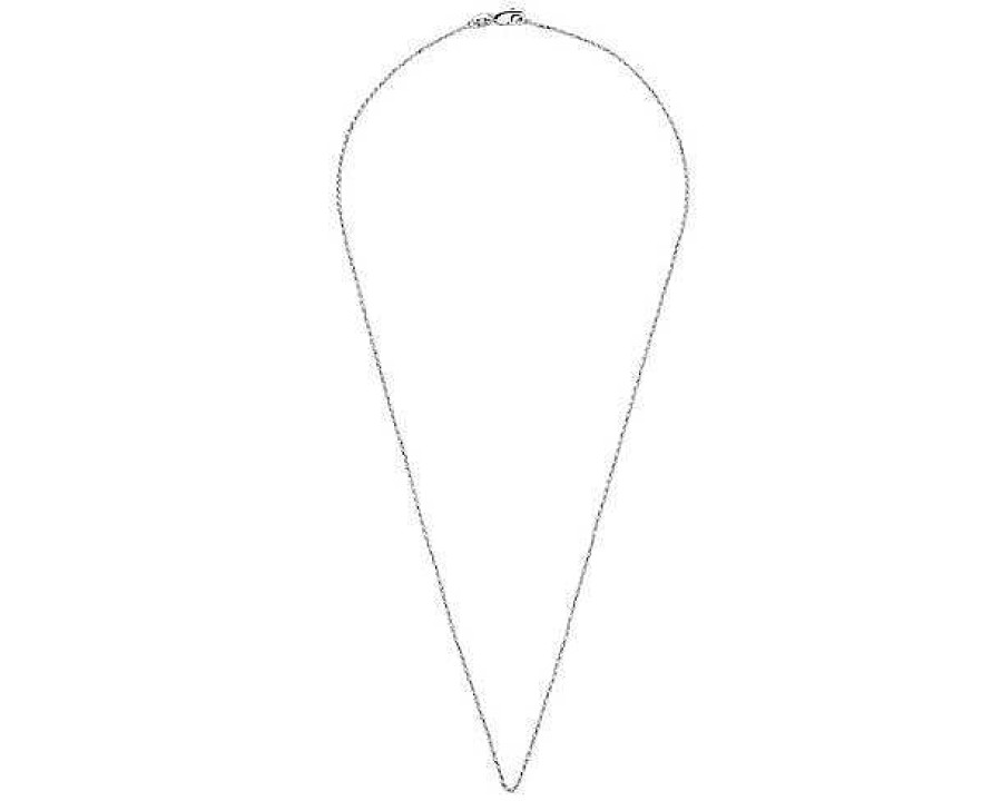 Necklaces | Blue Nile 20" Rope Chain In 14K White Gold (1.15 Mm)