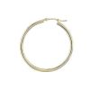 Earrings | Blue Nile Medium Hoop Earrings In 14K Yellow Gold (2 X 34 Mm)