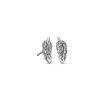 Earrings | Blue Nile Leaf Stud Earrings In Sterling Silver