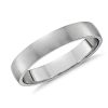 Men'S Rings | Blue Nile Matte Classic Wedding Ring In Platinum (4Mm)