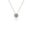 Necklaces | Blue Nile Morganite And Diamond Halo Pendant In 14K Rose Gold (7Mm)