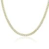 Necklaces | Blue Nile 18" Flat Beveled Curb Chain In 14K Yellow Gold (4.75 Mm)