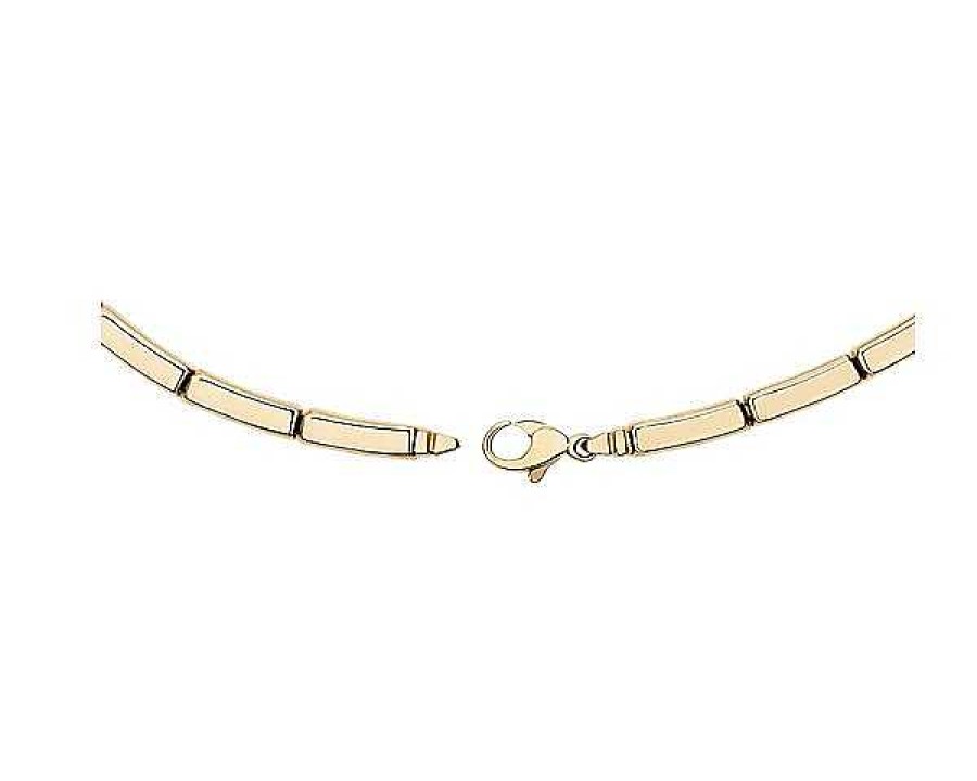 Necklaces | Blue Nile 16.5" Baguette Choker In 14K Yellow Gold (4 Mm)