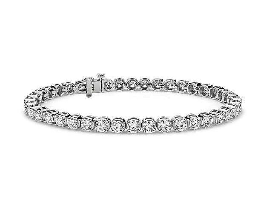 Bracelets | Blue Nile Premier Diamond Tennis Bracelet In Platinum (10 Ct. Tw.)