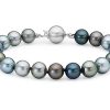 Bracelets | Blue Nile Multi-Color Tahitian Cultured Pearl Bracelet With 18K White Gold (8.0-9.0Mm)