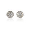 Earrings | Blue Nile Sunburst Diamond Halo Stud Earrings In 14K Yellow Gold (1/2 Ct. Tw.)