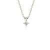 Necklaces | Blue Nile Lab Grown Diamond Princess Cut Solitaire Pendant In 14K Yellow Gold (1/3 Ct. Tw.)