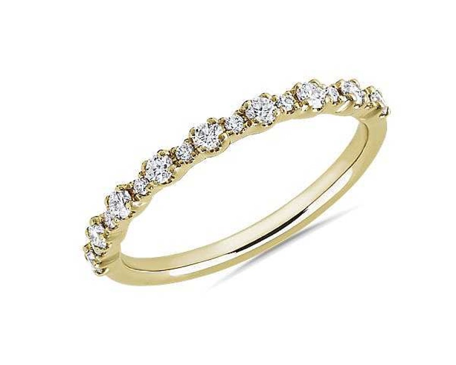 Rings | Blue Nile Capri Diamond Ring In 14K Yellow Gold (1/4 Ct. Tw.)