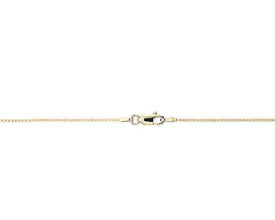 Necklaces | Blue Nile 18" Box Chain In 14K Yellow Gold (0.9 Mm)